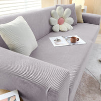 Stylish Stretch Sofa Cover - StretchGuard-1-Seater (90-140cm)-Beige White-State of Style