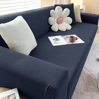 Stylish Stretch Sofa Cover - StretchGuard-1-Seater (90-140cm)-Dark Blue-State of Style