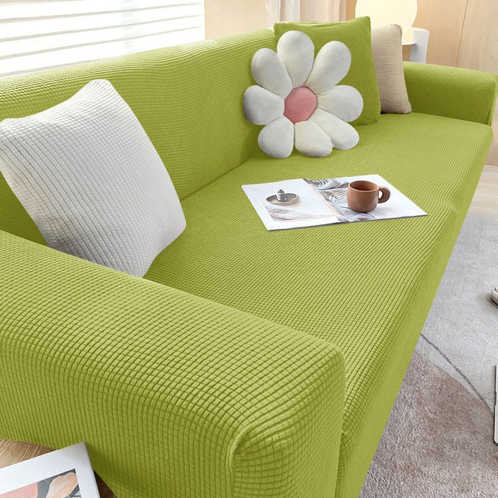 Stylish Stretch Sofa Cover - StretchGuard-1-Seater (90-140cm)-Grass Green-State of Style