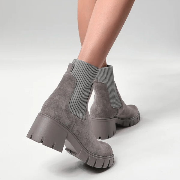 Stylish Suede Winter Shoes for Women - Eloise-Grey-2.5-State of Style
