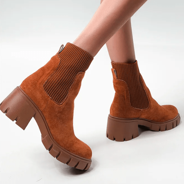 Stylish Suede Winter Shoes for Women - Eloise-Grey-2.5-State of Style