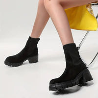 Stylish Suede Winter Shoes for Women - Eloise-Grey-2.5-State of Style
