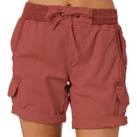 Stylish summer beach shorts – Chloe-Red-S-State of Style