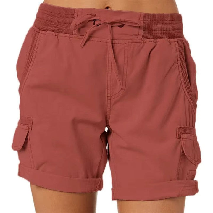 Stylish summer beach shorts – Chloe-Red-S-State of Style
