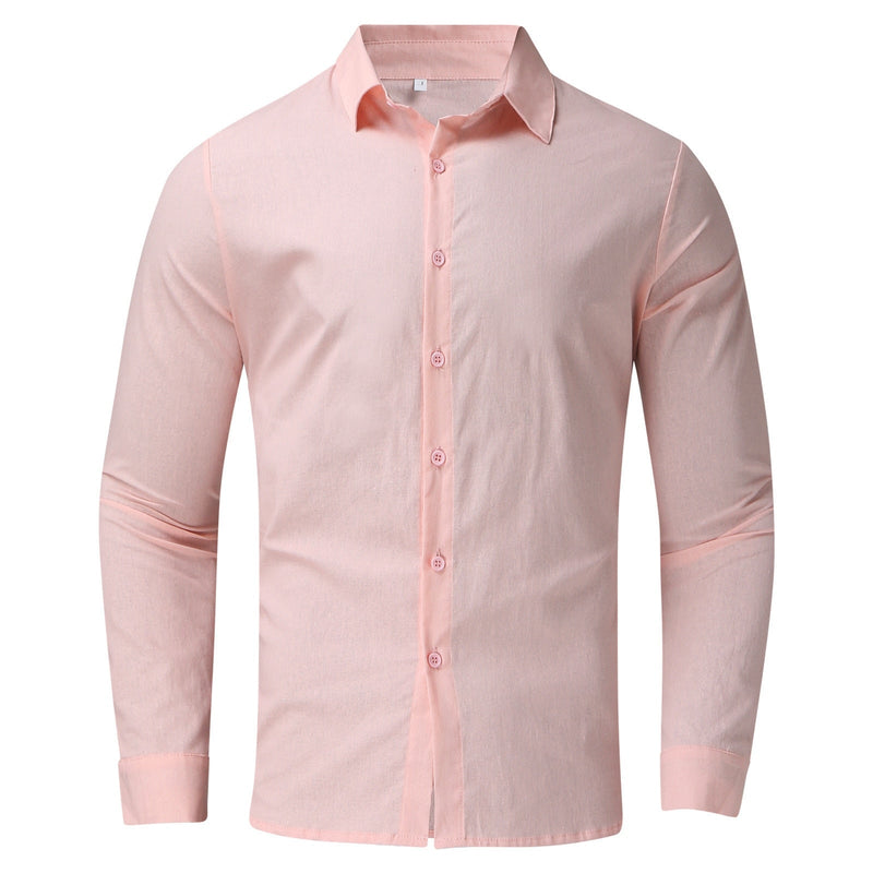 Stylish summer shirt in plus size for men – Hayes-Army green - 3 buttons-M-State of Style
