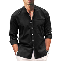 Stylish summer shirt in plus size for men – Hayes-Black-M-State of Style
