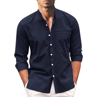 Stylish summer shirt in plus size for men – Hayes-Navy-M-State of Style