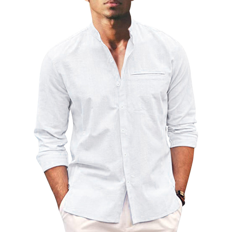 Stylish summer shirt in plus size for men – Hayes-White-M-State of Style