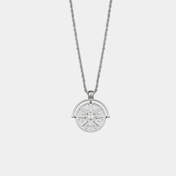 Stylish Sun Pendant Necklace - Aurora-Gold-State of Style