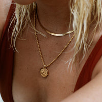 Stylish Sun Pendant Necklace - Aurora-Gold-State of Style