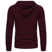 Stylish Sweater with Prints for Men - UrbanWild-Chestnut brown-S-State of Style