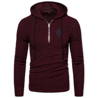 Stylish Sweater with Prints for Men - UrbanWild-Chestnut brown-S-State of Style