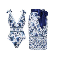 Stylish swimsuit set with skirt – Nele-Swimwear-S-State of Style