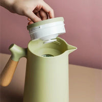 Stylish Thermos Flask with Long Heat and Cold Retention - NordicTherm-Black-State of Style