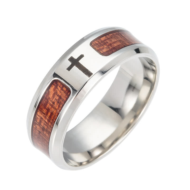 Stylish Tree of Life Ring made of Stainless Steel for Women - Elina-Cross-5.11 cm-State of Style