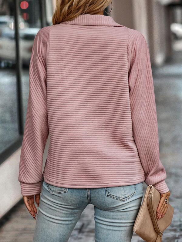 Stylish V-Neck Jumper for Women – Seraphina-Pink-S-State of Style