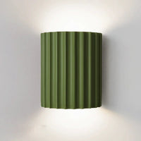 Stylish wall lamps made of synthetic resin - LumiResin-Green-Warm White-State of Style