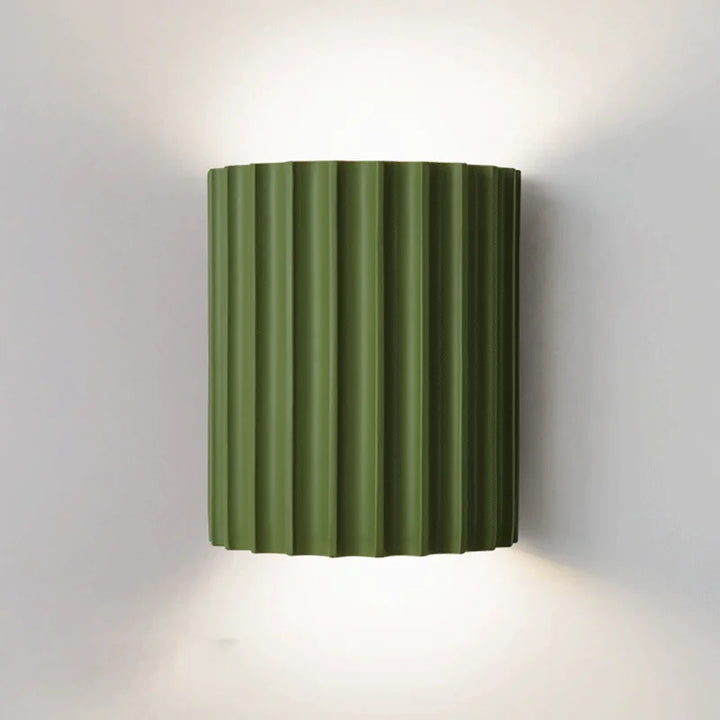 Stylish wall lamps made of synthetic resin - LumiResin-Green-Warm White-State of Style