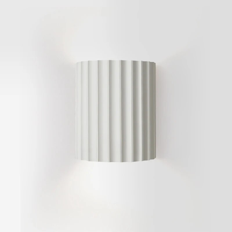 Stylish wall lamps made of synthetic resin - LumiResin-White-Warm White-State of Style