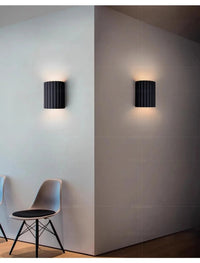 Stylish wall lamps made of synthetic resin - LumiResin-White-Warm White-State of Style