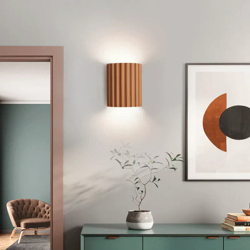 Stylish wall lamps made of synthetic resin - LumiResin-White-Warm White-State of Style