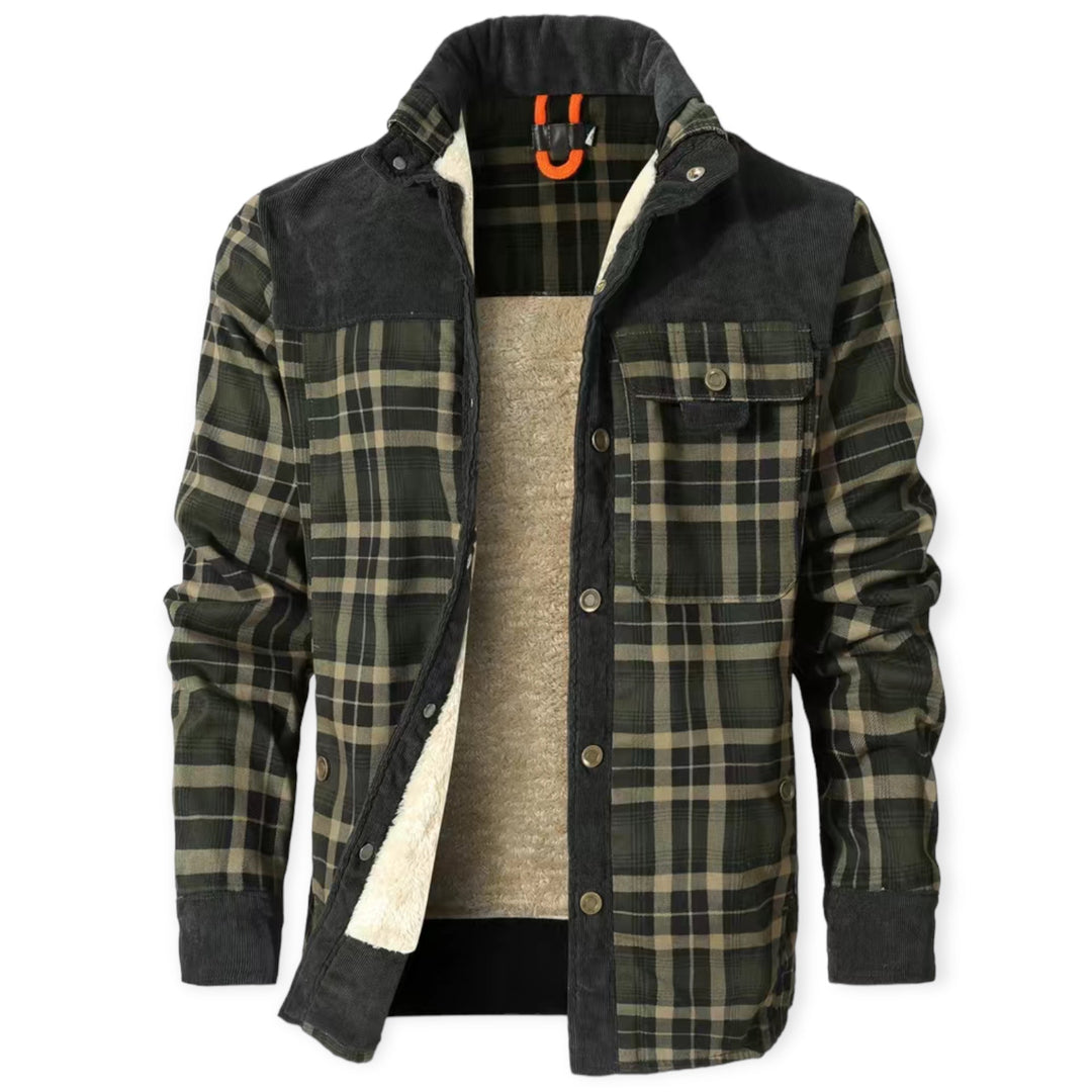 Stylish & Warm Men's Vest - FrostVogue-Dark Olive Green-S-State of Style