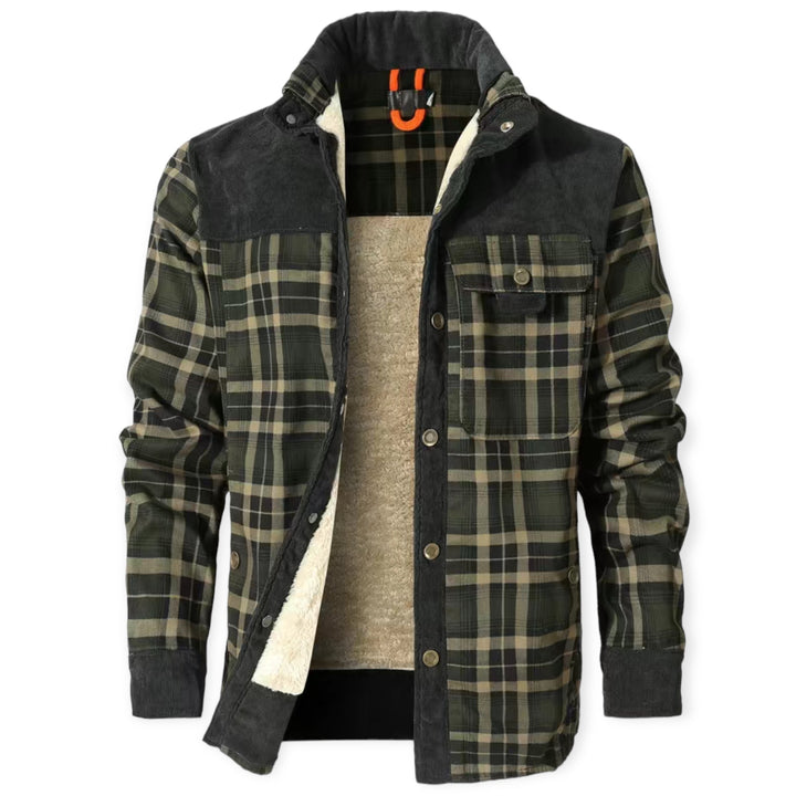Stylish & Warm Men's Vest - FrostVogue-Dark Olive Green-S-State of Style