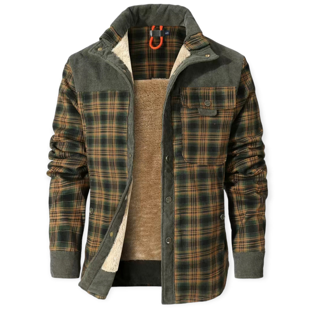 Stylish & Warm Men's Vest - FrostVogue-Olive-S-State of Style