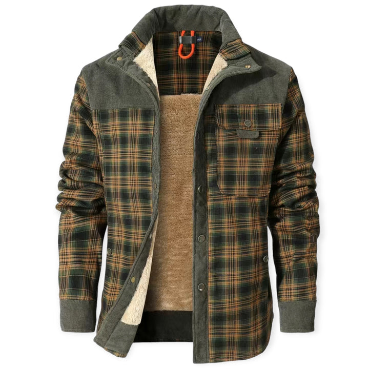 Stylish & Warm Men's Vest - FrostVogue-Olive-S-State of Style