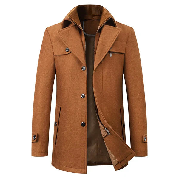 Stylish Waterproof Winter Jacket - Dario-Brown-S-State of Style
