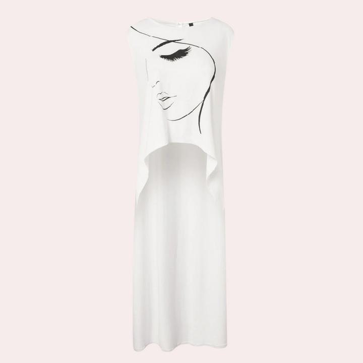Stylish White Top for Ladies - Mira-XS-State of Style