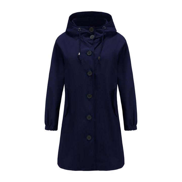 Stylish Windproof Trench Coat - Livia-Blue-S-State of Style