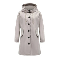 Stylish Windproof Trench Coat - Livia-Grey-S-State of Style