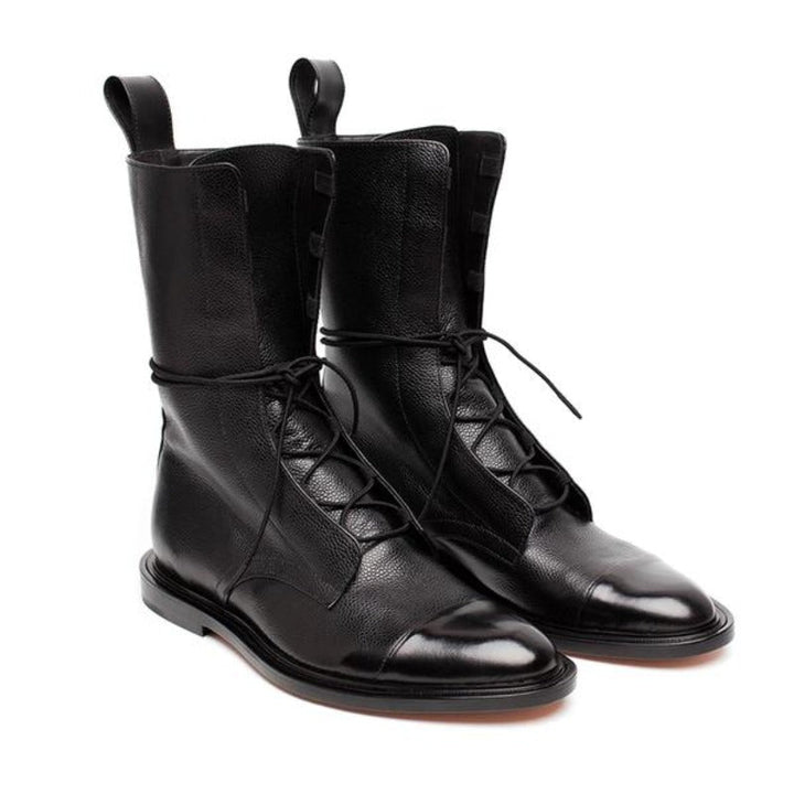Stylish Women's Ankle Boots - Vivienne-Black-4-State of Style