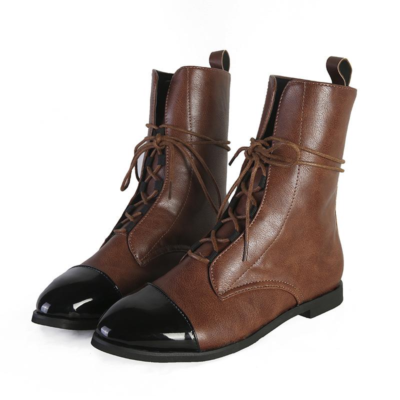 Stylish Women's Ankle Boots - Vivienne-Brown-4-State of Style