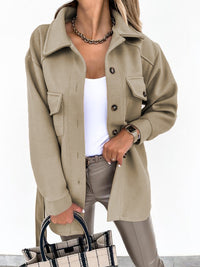 Stylish Women's Blazer - Elina-Khaki-M-State of Style