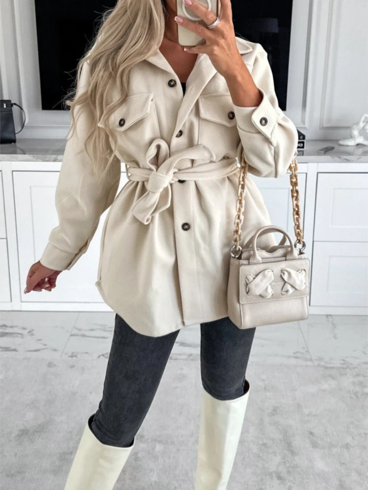 Stylish Women's Blazer - Elina-White-S-State of Style
