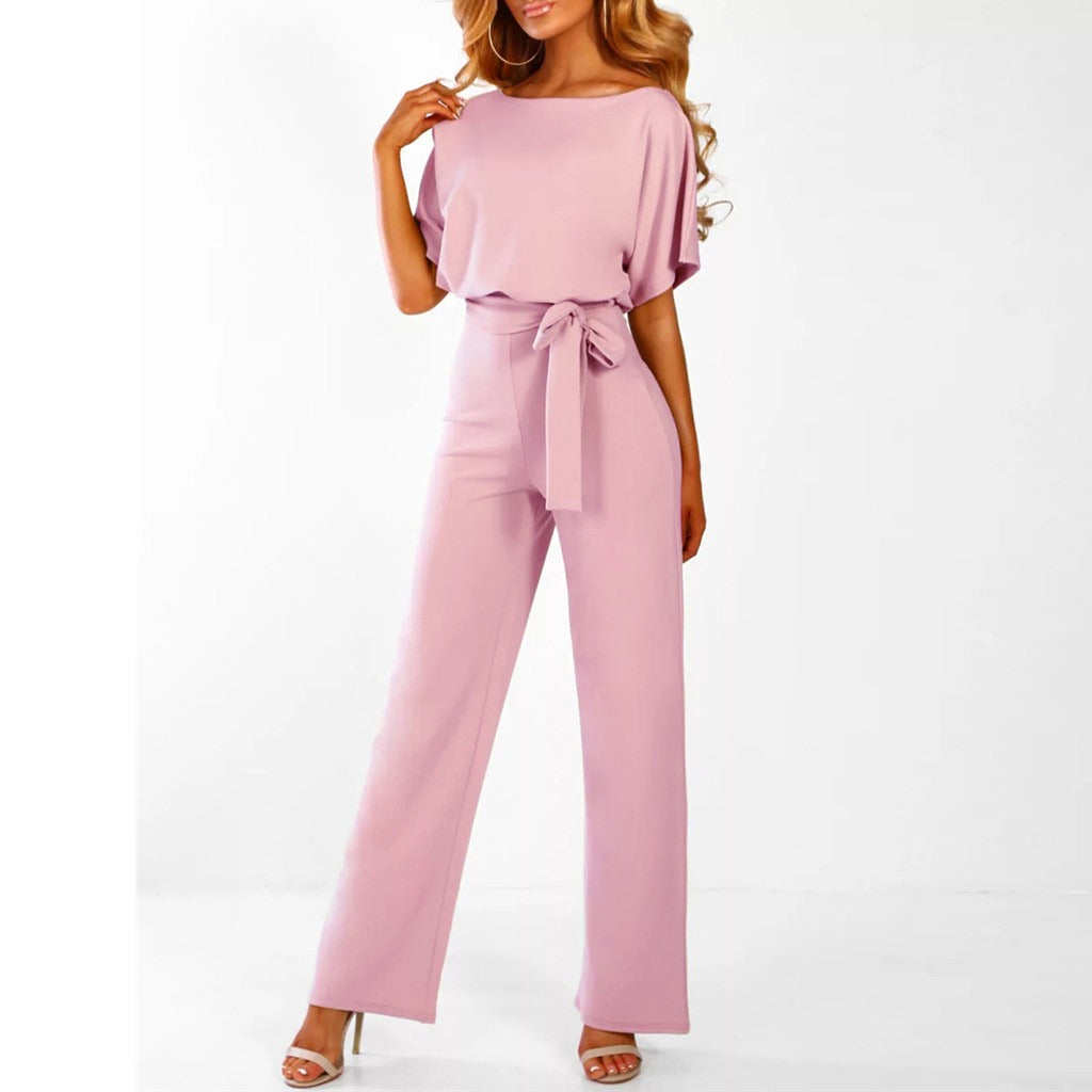 Stylish Women's Jumpsuit - Naomi-Pink-S-State of Style