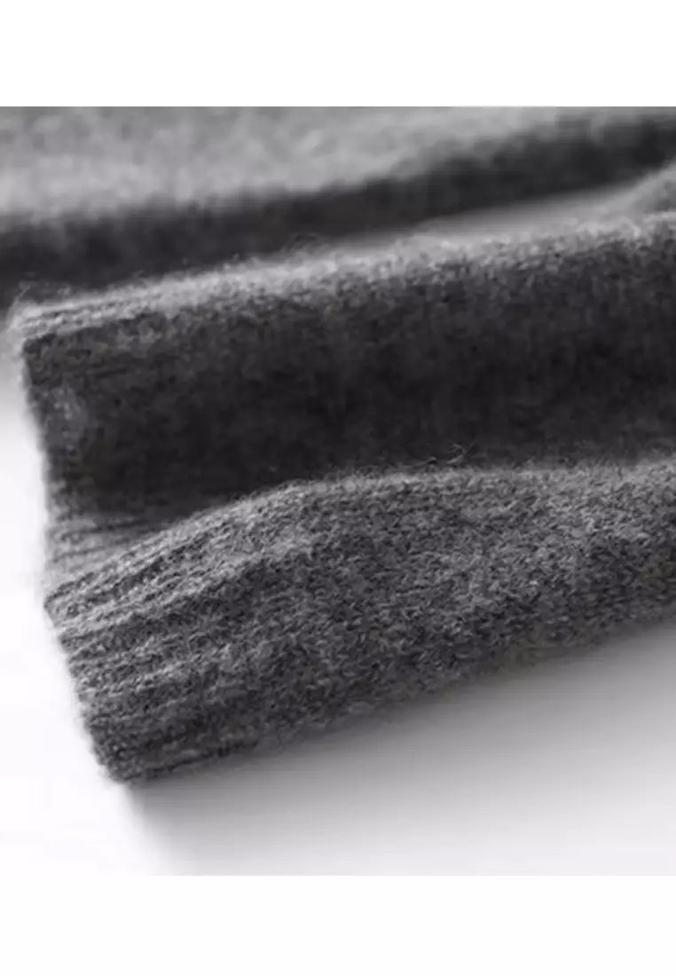 Stylish Women's Knitted Jumper - Leona-Grey-S-State of Style