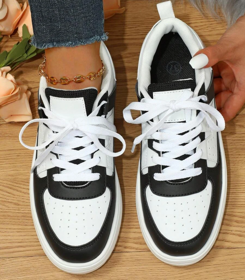 Stylish Women's Sneakers - Naya-Black-5-State of Style