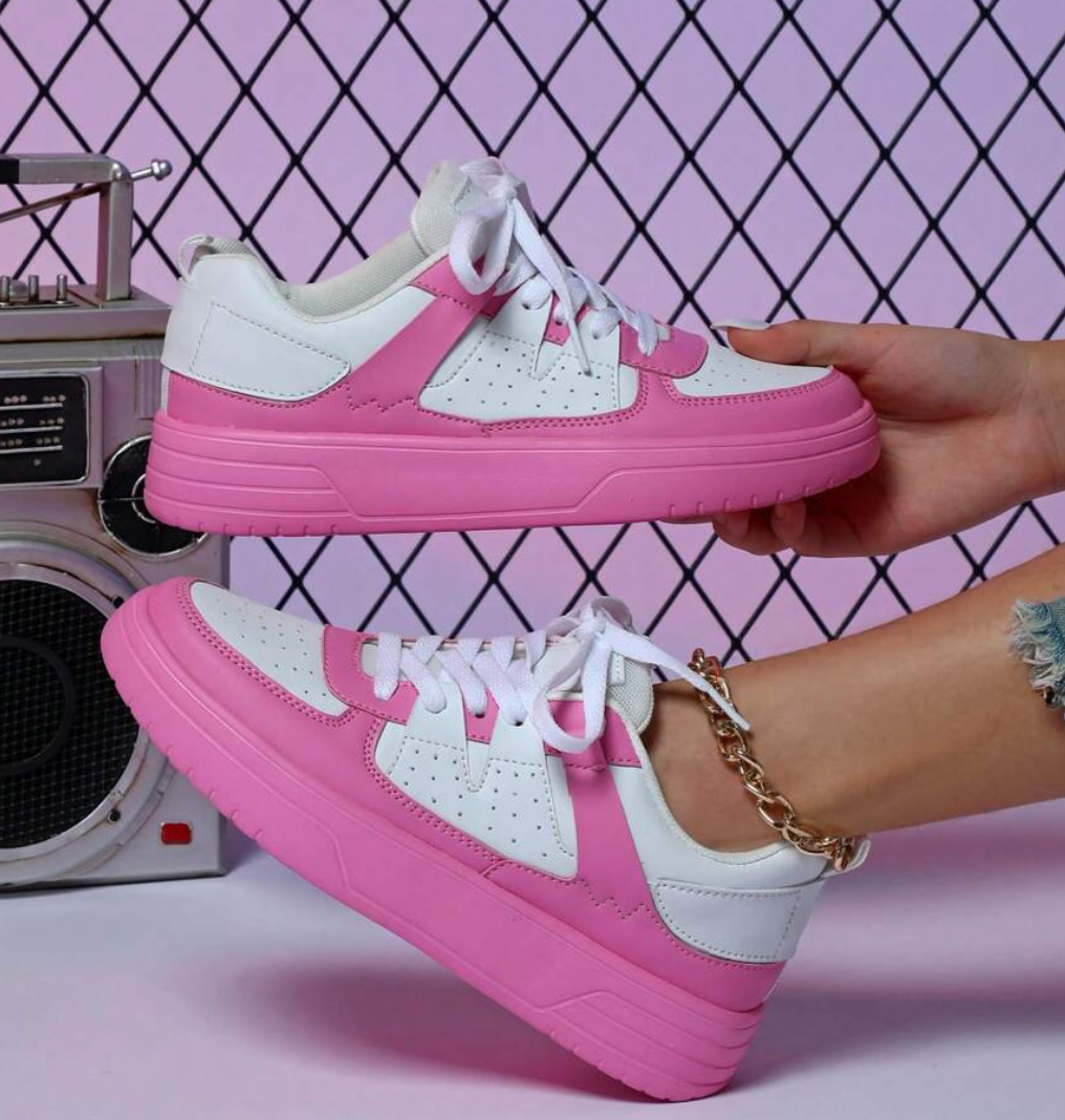 Stylish Women's Sneakers - Naya-Pink-5-State of Style