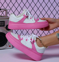 Stylish Women's Sneakers - Naya-Pink-5-State of Style