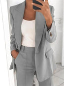 Stylish Women's Suit - Valentina-Grey-S-State of Style