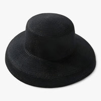 Stylish women's summer hat in light Panama style – Belinda-Black-State of Style