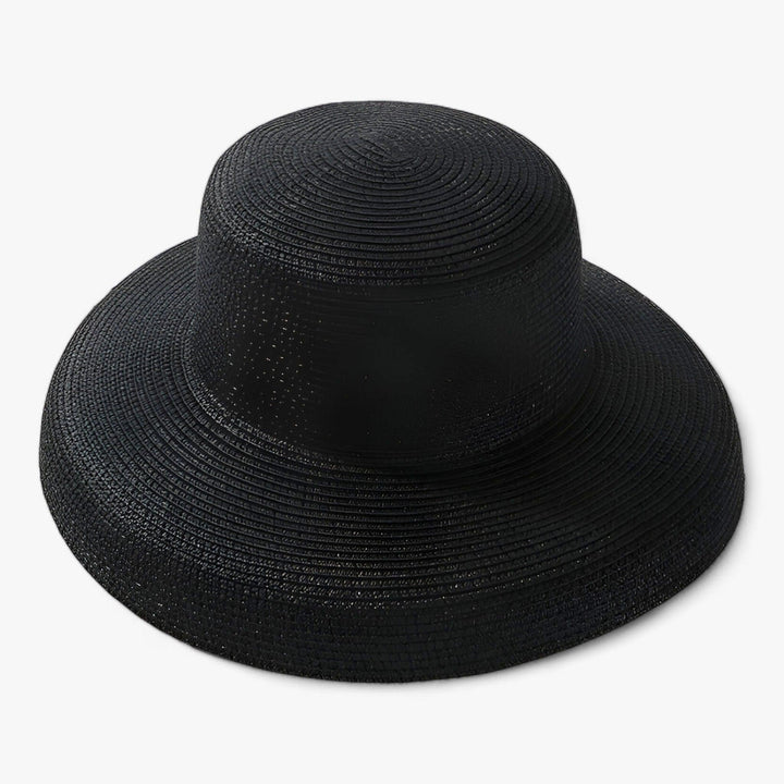 Stylish women's summer hat in light Panama style – Belinda-Black-State of Style