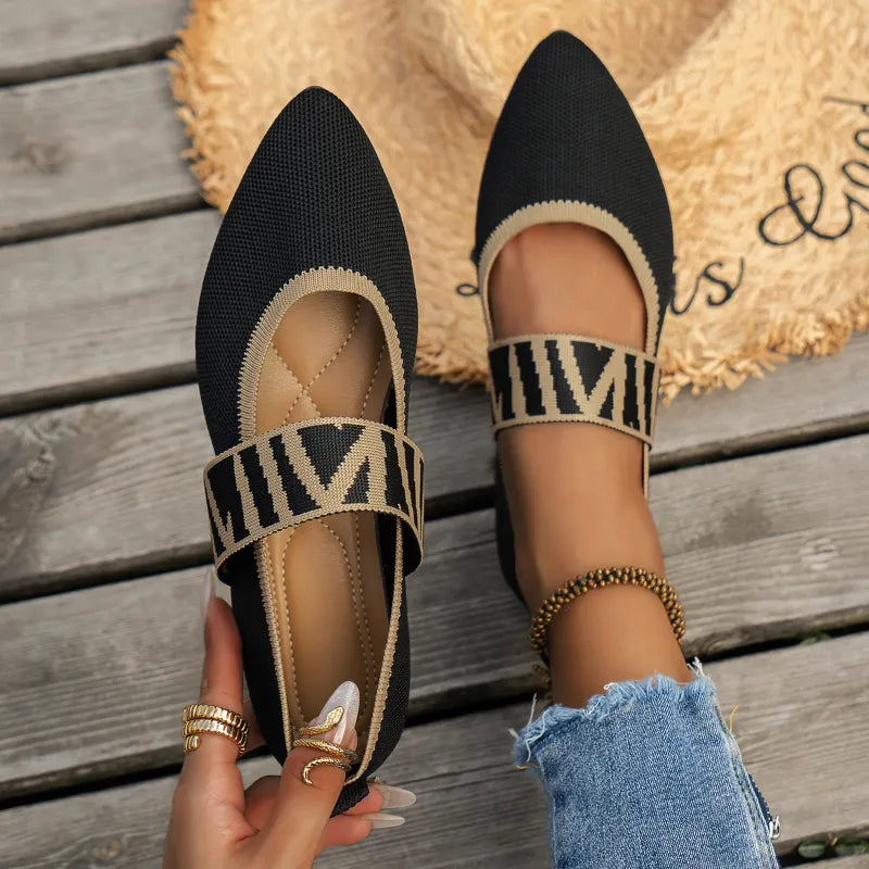 Stylish women's summer shoes with a pointed toe - Lina-3.5-Beige-State of Style