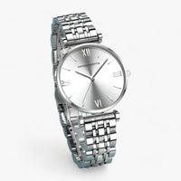 Stylish Women's Titanium Watch – Adeline-Rose Gold Silver-State of Style
