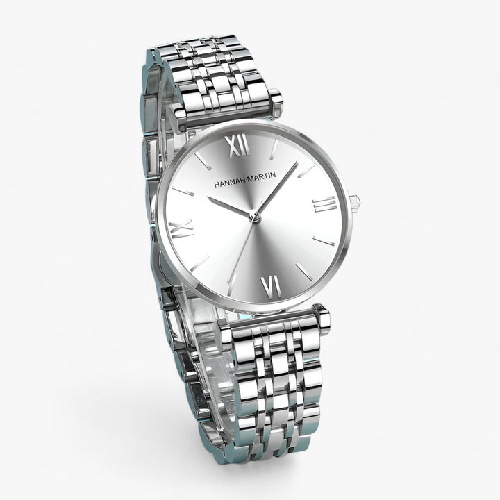 Stylish Women's Titanium Watch – Adeline-Rose Gold Silver-State of Style
