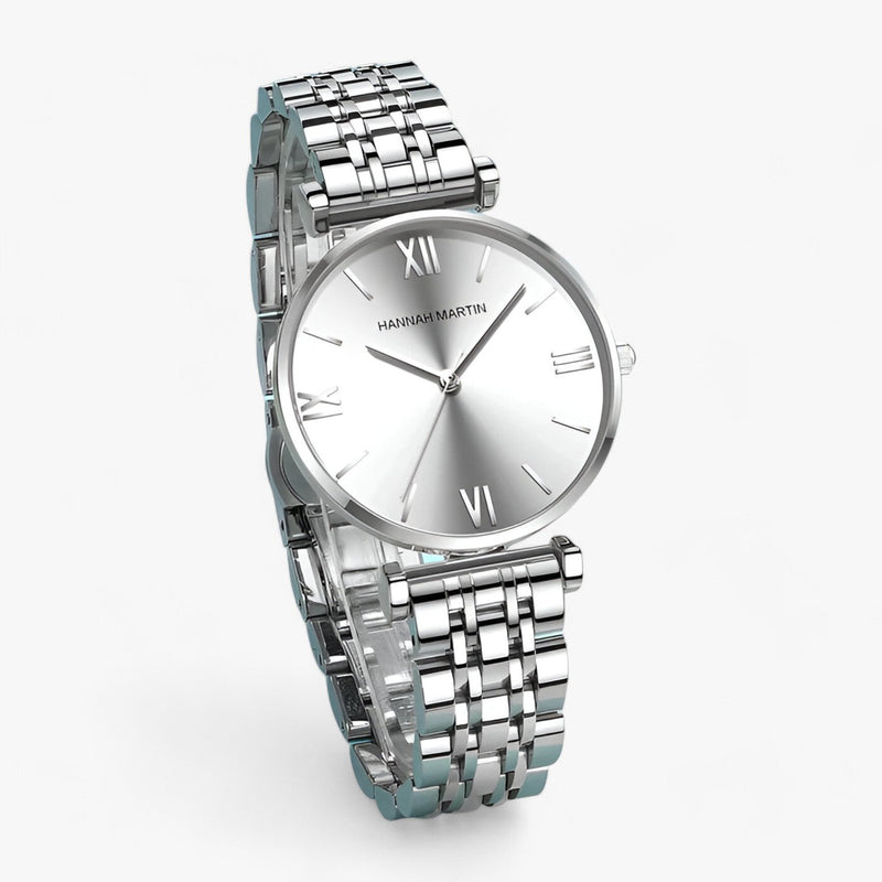 Stylish Women's Titanium Watch – Adeline-Rose Gold Silver-State of Style