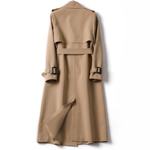 Stylish Women's Trench Coat - Astra-Khaki-S-State of Style